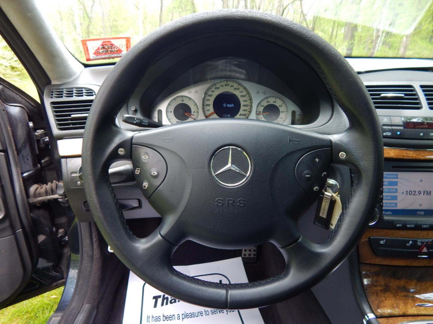 2005 Blue /Black Leather Mercedes-Benz AMG E55 AMG (WDBUF76J45A) with an 5.4L V8 SOHC 24V SUPERCHARGED engine, 5-Speed Automatic Overdrive transmission, located at 6528 Lower York Road, New Hope, PA, 18938, (215) 862-9555, 40.358707, -74.977882 - Here for sale is a super cool, very rare, 2005 Mercedes-Benz E55 AMG. Under the hood is one of Mercedes best V8's, the supercharged 5.4 liter. It puts the power to the rear wheels via an automatic 5 speed transmission equipped with push button speed shift technology. Options include: keyless entry - Photo#36